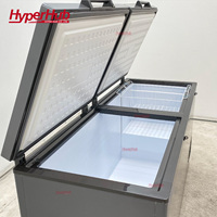 Congélateur coffre personnalisable grand volume 600L 1000L 1500L avec système de refroidissement profond pour supermarché, prix de gros