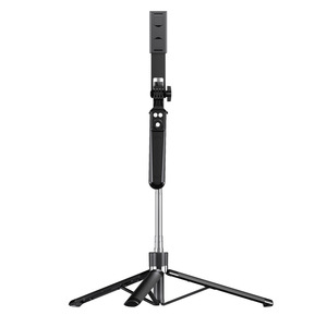 Yunteng-palo telescópico para selfies con control remoto por Bluetooth, plegable, con luz de relleno, acero inoxidable, 300mm, para transmisión en vivo - Product Image 2