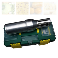 Hoge Efficiëntie Taro Pompoen Wintermeloen Schil- en Trimmachine Mini Handheld Elektrische Kokosnoot Bruine Schilmachine