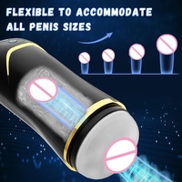 Elektronisches 2-in-1 Vibrierendes Saugendes Automatisches Männliches Masturbationsgerät