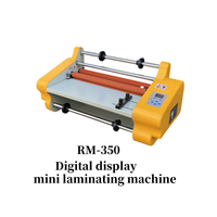 Machine à plastifier à chaud et à froid simple et double face RM-350 avec contrôle intelligent de la température