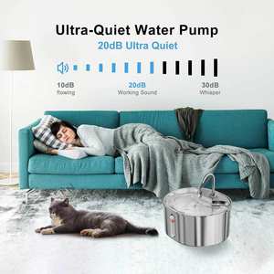 Kingtale Accessoires pour chiens Fontaines pour chats <span class=keywords><strong>Fontaine</strong></span> à <span class=keywords><strong>eau</strong></span> pour chats avec filtres de remplacement Distributeur automatique d'<span class=keywords><strong>eau</strong></span> pour animaux de compagnie - Product Image 4