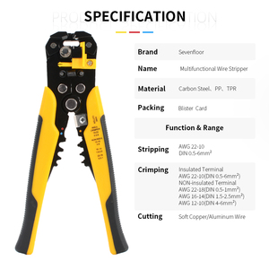 Outil multifonctionnel automatique pour dénuder les fils en acier avec pince auto-ajustable pour couper et sertir, qualité DIY, personnalisable OEM - Product Image 3