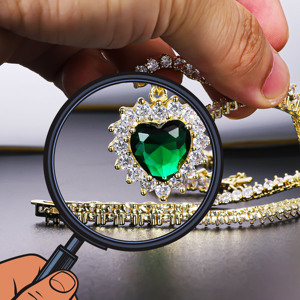 Corazón del océano chapado en oro regalo del Día de San Valentín fiestas desgaste romántico boda tenis cadena mujeres encantos colgante collar - Product Image 4