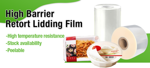 PET ALOX CPP Transparente Versiegelung folie pp Container Line Versiegelung folie Retorte deckel folie - Product Image 2