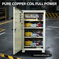Régulateur de tension à réponse rapide 50 kVA, alimentation électrique à tension d'entrée, stabilisateur de tension AC triphasé, sortie excellente pour machine