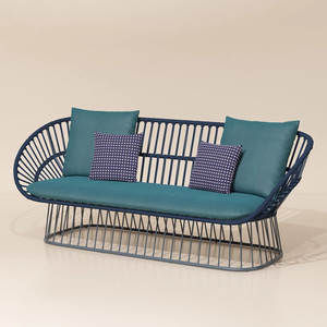 Chaise <span class=keywords><strong>de</strong></span> <span class=keywords><strong>jardin</strong></span> en rotin faite à la main, petite, pour balcon, extérieur, design moderne, durable, créative, pour <span class=keywords><strong>salon</strong></span> - Product Image 6