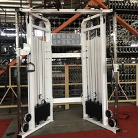 Machine de gymnastique à câbles croisés, piles de poids, machine à câbles de barre de traction pour l'entraînement de force