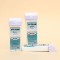 WaxNewK Cire dépilatoire professionnelle sans colophane en rouleau 100ml pour salon de beauté, cartouche de cire douce pour la peau