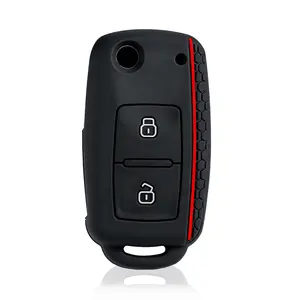 Funda <span class=keywords><strong>de</strong></span> silicona para llave <span class=keywords><strong>de</strong></span> coche, funda para llave <span class=keywords><strong>de</strong></span> VW T5 Polo Passat Volkswagen Golf 4 5 6 Caravelle Skoda Fabia Octavia Ligier JS Seat <span class=keywords><strong>Toledo</strong></span> - Product Image 4