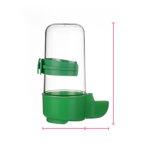 Großhandel Günstige 200ml Transparente Vögel Trinker Vogelkäfig Wasser brunnen Feeder Vogel bedarf Vogelkäfig Zubehör - Product Image 3