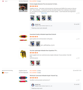 Bote inflable ligero de TPU para Kayak, precio de fábrica - Product Image 4