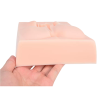 Modelo de Silicona para Práctica de Sutura de Episiotomía, Almohadilla de Simulación de Perineo para Enseñanza de Sutura Obstétrica