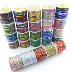 0.8MM 100 M/rouleau coloré <span class=keywords><strong>Nylon</strong></span> cordon <span class=keywords><strong>fil</strong></span> chinois nouage <span class=keywords><strong>macramé</strong></span> fabrication de bijoux accessoires Jade tressé cordon - Product Image 5