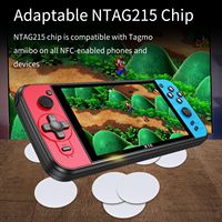 Chip NFC Programable y Reescribible Ntag215, Etiqueta NFC de 25 mm, Token NFC Adhesivo, Tarjeta de Visita, Mini Etiqueta de Pago Compatible con TagMo