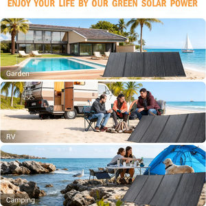 Chargeur solaire haute puissance 800W à haute efficacité, étanche, design pliable pour stations de charge rapide, pour camping-car, alimentation de secours - Product Image 6