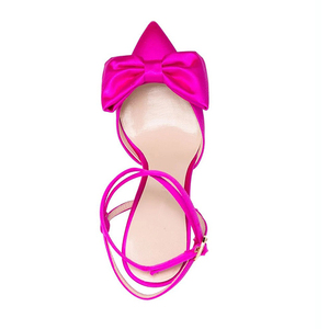 Bow Tie Giày trưởng thành sexy phụ nữ cao gót dép với dây đai có thể thay đổi - Product Image 3