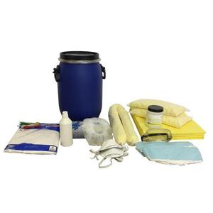 Kit anti-déversement pour liquides biologiques, conteneur cylindrique, ensemble de nettoyage de sécurité médicale - Product Image 1