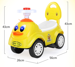 Voiture à bascule pour enfant avec musique et lumière, anti-basculement, pour garçons et filles de 1 à 3 ans, jouet pour bébé - Product Image 4