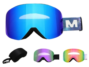 Masque de ski populaire sans cadre à champ de vision large, double couche anti-buée - Product Image 4