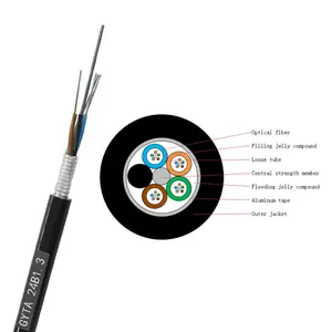 Factory Price Fiber Optic Cable GYTA 4 8 12 24 48 core G 652/G 657 Outdoor Duct fiber cables