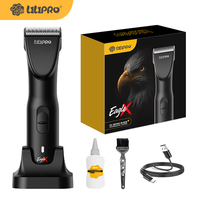 LILIPRO EagleX - Máquina Cortapelos Eléctrica Recargable A5 para Mascotas, Silenciosa, Inalámbrica, para Perros y Gatos, Kit de Aseo