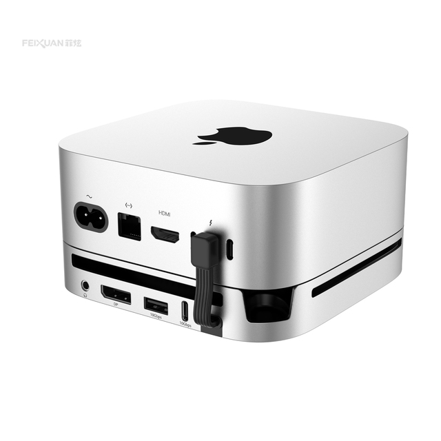 Suitable for Macmini M4 Docking Station Hard Drive Box Base M.2 NVMe 10 in 1 USB3.0 10Gbps Docking Station