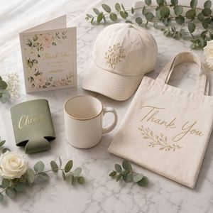 Set de Regalo Personalizado para Bolsa de Bienvenida de Boda: Bolso de Lona, Taza, Gorra, Tarjeta de Felicitación y Funda Enfriadora de Latas – Recuerdo Personalizado para Fiesta Nupcial - Product Image 2