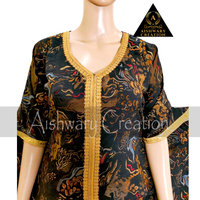 Vêtements ethniques pour femmes très vendus, Abaya musulmane, robe Dashiki africaine, Kaftan pour adultes en rayonne avec grand ensemble hijab