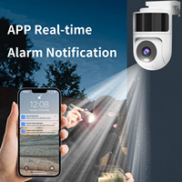 Cámara IP Inalámbrica Tuya WiFi GSM 4G 5G HD PTZ 360° con Sistema de Alarma Tuya para Seguridad en Casas Vacacionales
