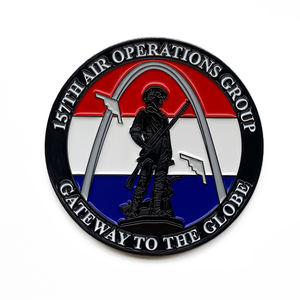 Moneda Metálica Personalizada de Doble Cara con <span class=keywords><strong>Patrón</strong></span> de Tridente, Pedido al por Mayor, Excelente Valor para Colección y Recuerdos de Eventos - Product Image 3