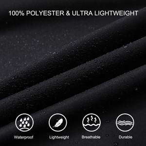 Chaqueta de lluvia larga con capucha para hombre, <span class=keywords><strong>Poncho</strong></span> impermeable de emergencia, impermeable, ligero, para actividades al aire libre - Product Image 3