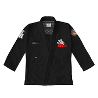 Shorts de Muay Thai Yokkao élastiques à taille haute, 100% coton respirant, 460g, unisexe, pour bébés et tout-petits, entraînement de boxe et arts martiaux