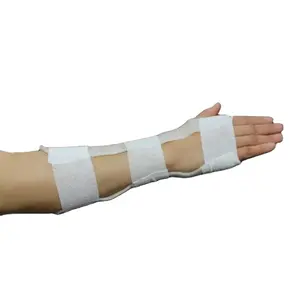 Fournisseur d'origine certifié Attelle médicale orthopédique thermoplastique poignet pouce bras attelle de protection