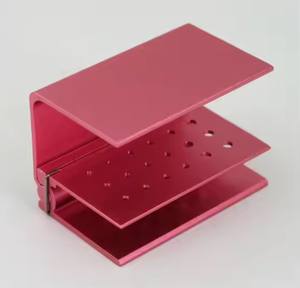 Supporto odontoiatrico 18 fori per frese adatto per sterilizzazione 12 FG e 6 RA - Product Image 1