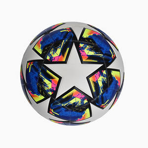 Ballon de football de la Coupe d'Europe, renforcé, anti-explosion, résistant à l'usure, avec logo imprimé sans couture, idéal pour le sport et le basketball, fabriqué au Guangdong. - Product Image 1