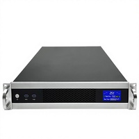 Boîtier de serveur Qway 2U Full Tower en alliage d'aluminium et acier, double alimentation redondante, compatible carte mère E-ATX, écran de température, en stock