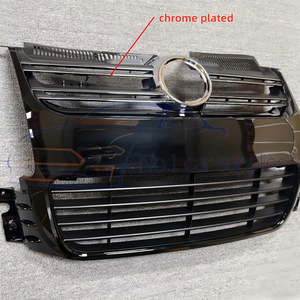 Ensemble de calandre avant ABS pour <span class=keywords><strong>Golf</strong></span> <span class=keywords><strong>5</strong></span> <span class=keywords><strong>R32</strong></span> 2005-2010 Noir Chrome Style Racing Kit Carrosserie - Product Image 2