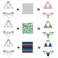 Produsen OEM ODM Bikini Set Dua Potong Kustom untuk Wanita, Pakaian Pantai Label Pribadi, Grosir Pabrik Langsung, Pesanan Massal