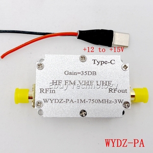 1m-750M 3W HF FM <span class=keywords><strong>VHF</strong></span> UHF FM Máy phát băng thông rộng <span class=keywords><strong>RF</strong></span> Bộ khuếch đại sóng ngắn - Product Image 2