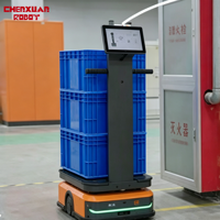 Robot mobile autonome AGV pour la logistique d'entrepôt, manutention, navigation par vision intelligente, véhicule guidé, plateforme de chargement 1200 mm