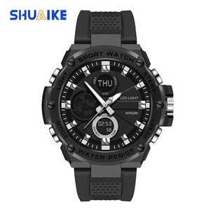 นาฬิกากีฬาพลาสติกกันน้ำลายการ์ตูนสำหรับทุกเพศ ปี 2023 นาฬิกาดิจิตอลอิเล็กทรอนิกส์แบบกันกระแทกพร้อมฟังก์ชั่นจับเวลา - Product Image 2