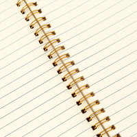 Bloc-notes en papier kraft A5 avec pages lignées, carnet à double spirale avec logo personnalisé imprimé, carnet simple à ouverture latérale pour étudiants