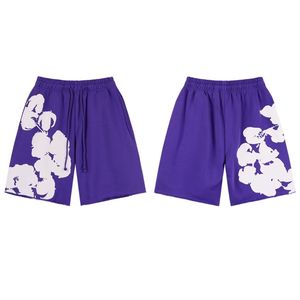 Ensemble simple et tendance, nouveau style, imprimé à grands motifs en mousse, pantalon de cinq pouces, denim ample, unisexe - Product Image 3