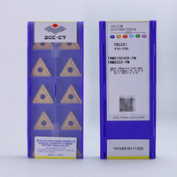 Outils de tournage CNC ZCC-CT Série TNMG Plaquettes en carbure pour le traitement des pièces en acier Modèles TNMG160408/220408-PM YBC251 OEM