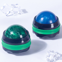Nouveau design Personnalisé Résine boule de massage pour le corps de massage de jambe muscles se relâchent cool roulement outil 54MM résine boule de rouleau de massage