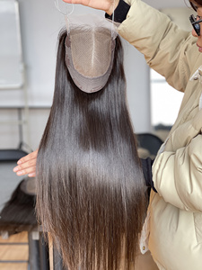 Peluca Mini Personalizada 2026 de Cabello Natural con Cierre de Encaje para Topper de Encaje 8*8, 100% Cabello Humano con Parte Superior de Red en Cualquier Lugar para Mujeres - Product Image 6