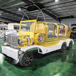 Carroza Fúnebre Eléctrica Zhenda al por Mayor para Ceremonias Conmemorativas, Carroza de Transporte de Ataúdes de 4 Ruedas, Color Dorado Personalizado, a la Moda - Product Image 4