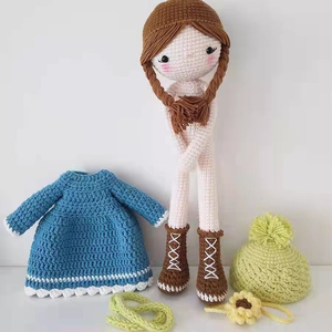 Cardigan en crochet fait main Granny Square, vente en gros, personnalisé OEM, unisexe, en tissu de coton tricoté ajouré, anti-stress motif lapin - Product Image 2