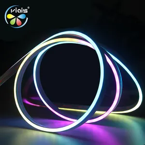6x12mm tam renkli dijital adreslenebilir RGB Led Ultra ince Neon esnek halat aydınlatma akıllı Led Neon şerit